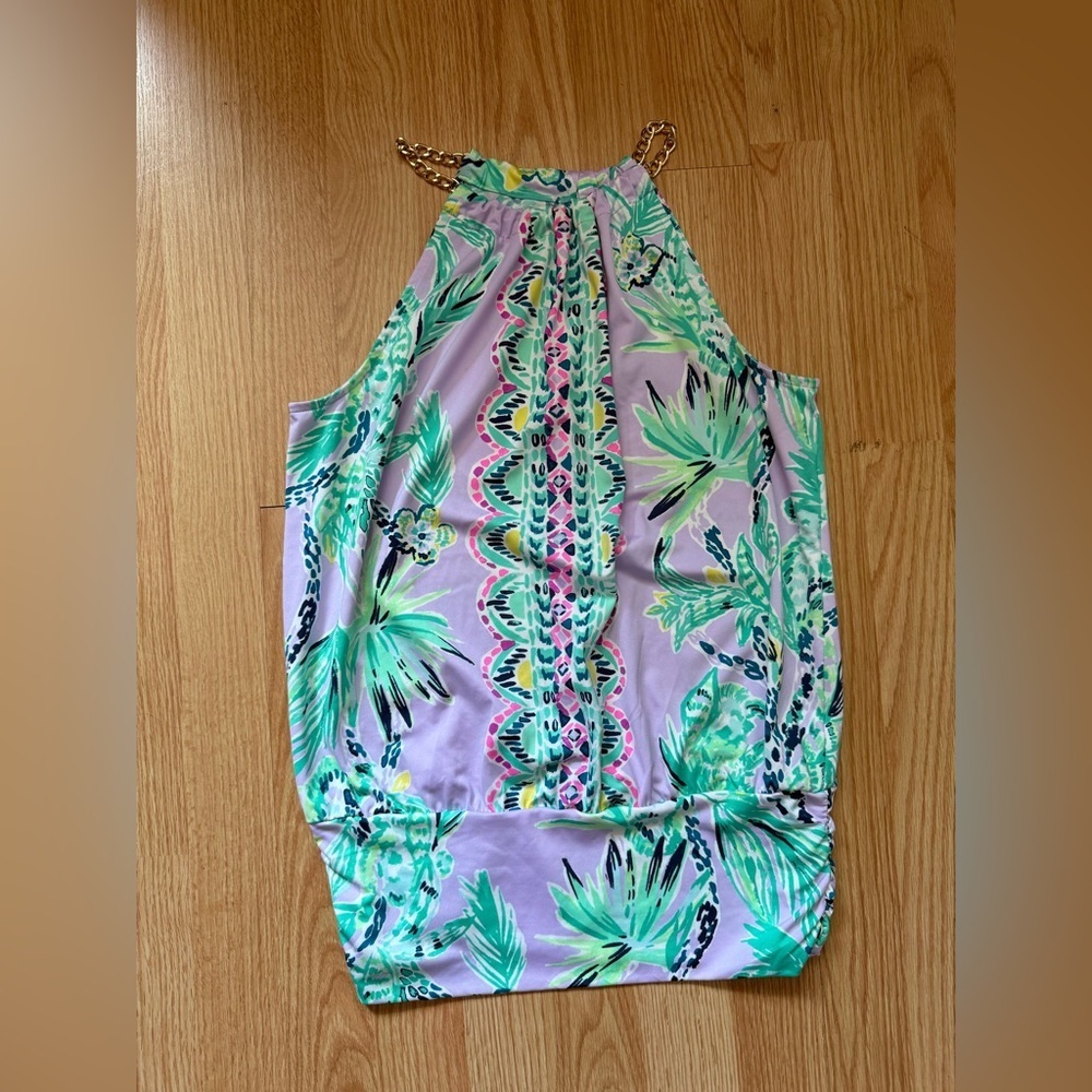 NEW Lilly Pulitzer Bowen halter top size XS - Picture 3 of 6